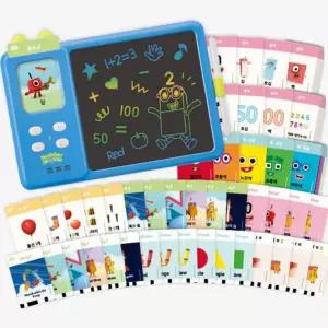유아스마트러닝 숫자학습완구 사운드카드 패드 그리기보드 숫자블록장난감 색상 모양 영어