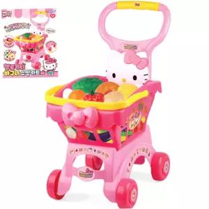 유아 소꿉놀이 쇼핑카트 장난감 과일야채 마트놀이 어린이집생일선물 2살크리스마스선물 핑크