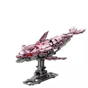 어린이날선물 조립블럭 핑크돌고래 움직이는 기계로봇 초등학생 조카선물 블록완구