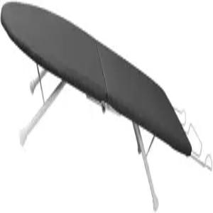 내열 커버와 다리미 받침대가 있는 니양글 휴대용 소형 접이식 다림질 보드 가정용 및 여행용 컴팩트