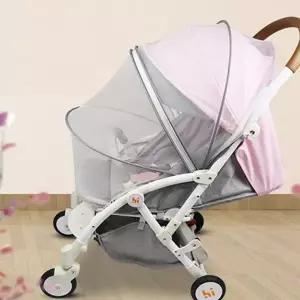 아기 유모차 모기장 촘촘한 벌레막 아기 유모차 모기장 휴대용 커버 여름 용품 그물망 전면