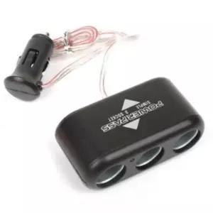 멀티시거잭 심플형 파워패스 3구멀티소켓 4컬러 차량용 3구시거잭