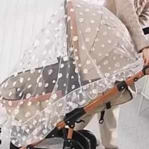 유모차 방충망 신생아 탈부착 망사 유모차 모기장 벌레 방지 반딧불이 디자인 외출 패턴 출산 선물 유아