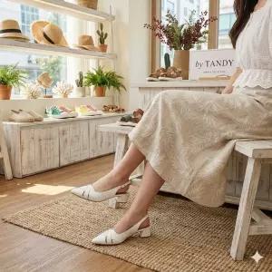 [탠디]미셸BY탠디 여성슬링백펌프스126011A