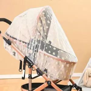 유모차 방충망 휴대용 가림막 야외 유모차 모기장 벌레 덮개 커버 반려동물 강아지 고양이 그물망
