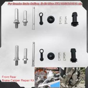 브렘보 브레이크 캘 수리 키트 오토바이 앞뒤 가이드 핀 고무 슬리브 재조립 세트 KTM 허스크바나 EXC TC