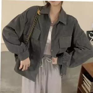 잠바 아우터 카라 자켓 골덴 여성 포근한 간절기 코듀로이