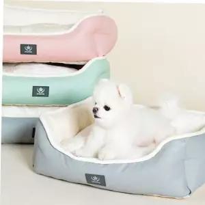 강아지방석 강아지 실내 논슬립 사각 방석 극세사 쿠션 대형