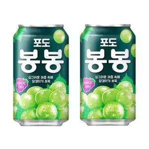 해태 포도 봉봉 340ml 48입음료 캔음료 과일 과즙 캔수 자판기 쥬스 주스