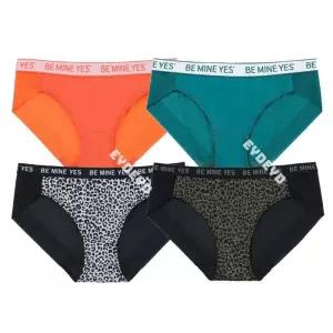 예스 YES 4종택1볼드로고/호피나염 포인트 여성헴팬티 YSWPZ671 491506