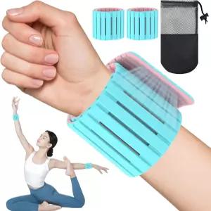 여성 및 남성용 새로운 업그레이드된 마그네틱 발목 웨이트 손목 실리콘 방수 미끄럼 방지 이지 웨어 조절