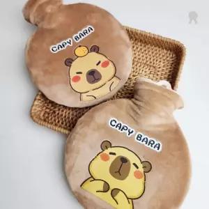 동물 캐릭터 보온 물주머니 커버 핫팩 주머니 겨울 난방용 손난로 인형 디자인