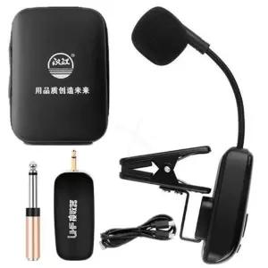 핀 소형 노래교실 공연 마이크 휴대용 무선 집음기