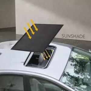 썬루프차단 차량모기장 자석형 햇빛가리개 통풍보호 차박용 커튼형