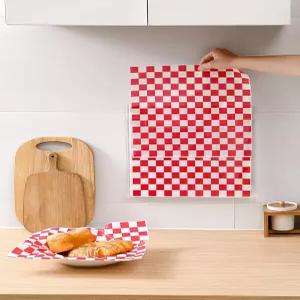 베비티오 벽걸이 양피지 용지 홀더 10×10인치/12×12인치용 왁스 페이퍼 델리 랩 정리함 주방 및