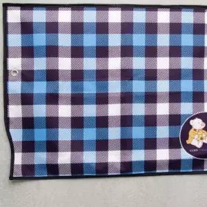 양면차단 햇빛가리개 체크패턴 자석형 자외선차단 차량커튼