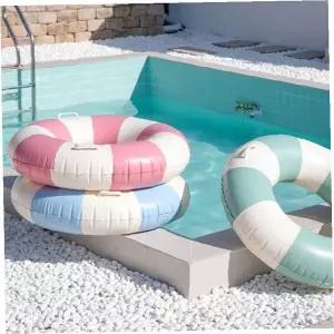 파스텔 컬러 도넛 튜브 물놀이 수영 해변 파도타기 워터 레저 용품