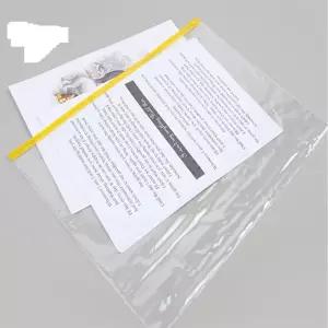 까멜 B4 투명 슬라이드 파일 지퍼백 투명지퍼파우치