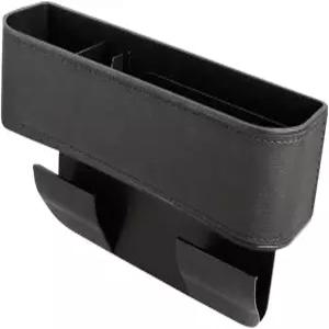 NZDY Pu 가죽 카시트 갭 저장 범용 오토시트 틈새 정리함 다기능 측면 상자 휴대폰 열쇠 카드 지갑 코인