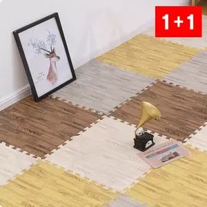 조립 매트 거실 우드패턴 퍼즐 바닥 소음 방지 인테리어