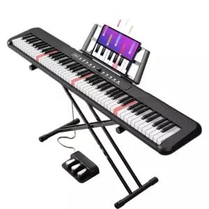 전자 오르간 교회 88키 키보드 연습실 피아노 성당 입문 휴대용
