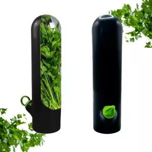 냉장고용 허브 세이버 용기용 키퍼 리 민트 아스파라거스용 야채 신선 2~3주 동안 채소를 보관하세요