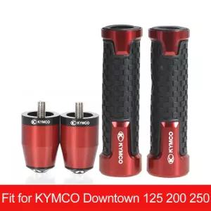 KYMCO 다운타운 125 200 250 300/i 350i kxct 300 Xciting 400/i 최신 오토바이 핸들바 그립 엔드 플러그