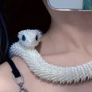 3D 프린팅 뱀 피규어 야광 관절 가동 모형 선물용 장식품