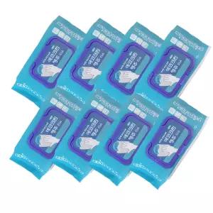 에코크린 행주티슈 70매 8개 1박스