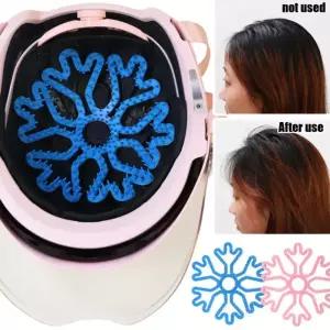 1PC 오토바이 헬멧 라이너 범용 탄성 자전거 실리콘 매트 휴대용 통기성 미끄럼 방지 패드 압력 헤어 켓