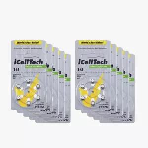 아이셀텍 10번(60알) 보청기배터리 밧데리 건전지