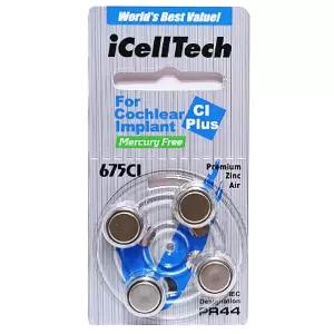 아이셀텍 코클리어 메델 칸소 인공와우 보청기배터리 CI 40알 1BOX