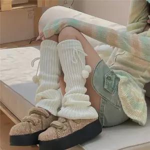 [비케이엠_63]발토시 방한워머 니트레그워머 요가 필라테스