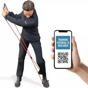 골프 스윙 그립 정확도 및 파워 트레이너 경로 근육 기억을 위한 저항 밴드 트레이닝 보조 도구 프리