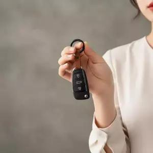 [라일리] Rly 소가죽 자동차 키홀더 고급 스마트키 고리 가죽