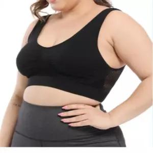 [라일리여성언더웨어] Rly 빅사이즈 헬스 브라탑 밀착형 서포트 피트용 룩