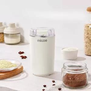 소형분쇄기 원두그라인더 그라인더 곡물 건식 커피  흰색 고급