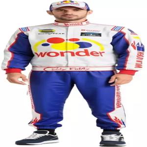 XIOLKI 리키 바비 코스튬 탈라데가 나이트 레이스카 드라이버 남성용