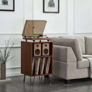 lp보관함 정리 랙 우드 테이블 진열장 레코드판 레코드 선반 캐비닛 수납 싱글 턴테이블