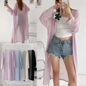 [하프클럽/시드마켓]분위기있는롱오픈가디건 509V181S 빅사이즈 여성 604