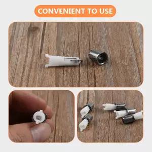 호환  8개입 코털 트리머 부품 전기 트리머용 튼튼한 면도날 귀 얼굴 비키니 라인 그루밍용 코털 제거기