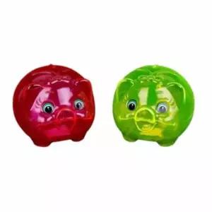 [문구/오피스] 저금통 팬시 그린 핑크 돼지 저축통 아동용 귀여운 디자인 저축용 통