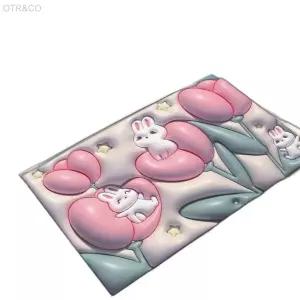 토끼 3D 착시 규조토 발매트 홈데코 신혼집선물 호텔발매트