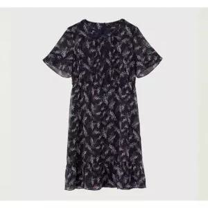 [올리비아로렌]잔꽃 블랙바탕 원피스___VOCOAXM6326