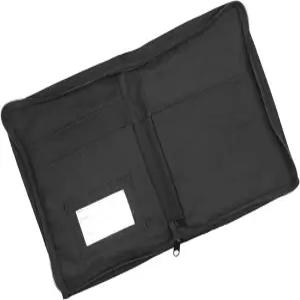 보커스 글러브 박스 수납장 정리함 자동차 등록 및 보험 소지자 번호판용 부드러운 지퍼가 달린 옥스포드