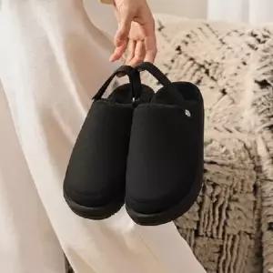 [라일리] Rly 발편한 여성 슬리퍼 사무용 실내화 털신발 퍼 뮬