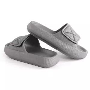 [라일리] Rly EVA 남녀공용 찍찍이 슬리퍼 그레이 쿠션 사무