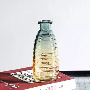 스트라이프 유리화병 가로