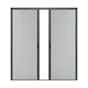 슬라이딩 도어 자바라도어 접이식문 회색 중문 5cm 블라인드 베란다