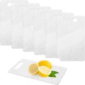 주방용 소형 도마 미니 플라스틱 세트 바 식기세척기 안전한 화강암 컬러 캠핑 음식 과일 준비 채소 쉬운